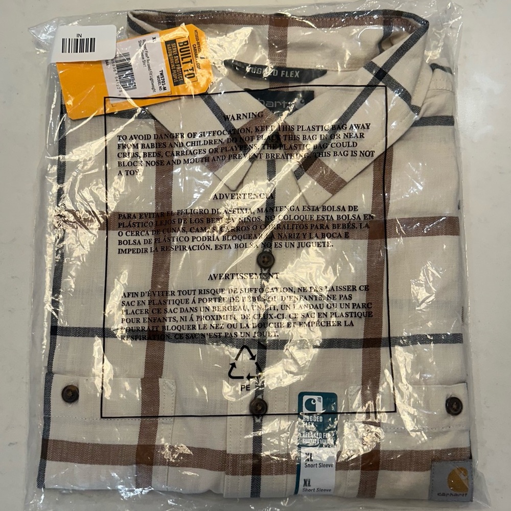 Carhartt Plaid Button-Up Shirt